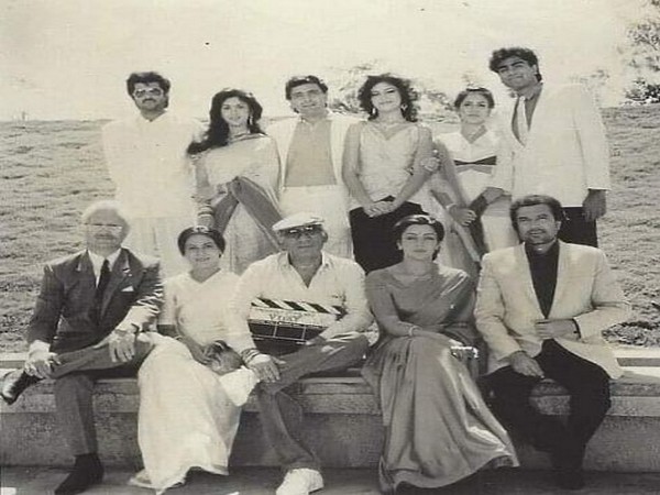 Anupam Kher with team 'Vijay' (Image courtesy: Instagram)