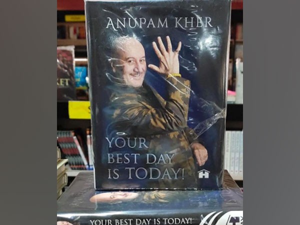 Actor Anupam Kher's book 'Your Best Day is Today' (Image Source: Instagram)
