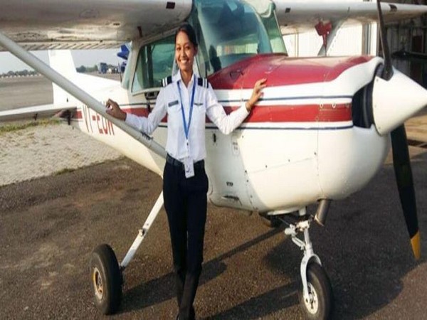 Anupriya Lakra, the first female commercial pilot from tribal area in Odisha. (Photo credit: Twitter)