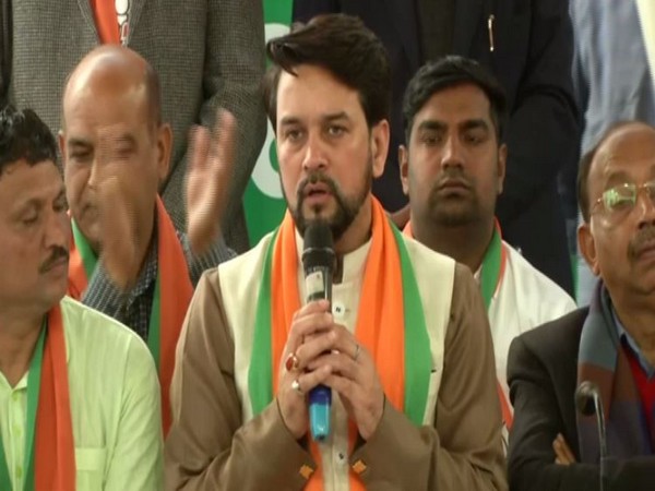 Union MoS Finance, Anurag Thakur in New Delhi. Photo/ANI