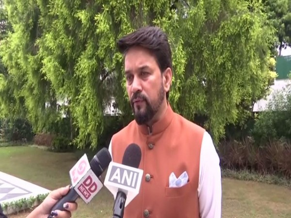 Union Information and Broadcasting Minister Anurag Thakur. (Photo/ANI)