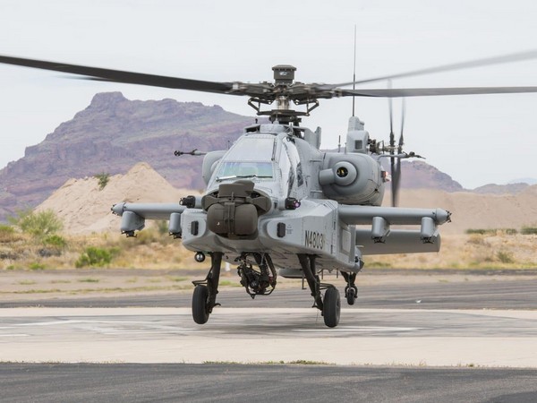 Apache attack choppers procured from America will be inducted into IAF on Tuesday. Photo/ANI