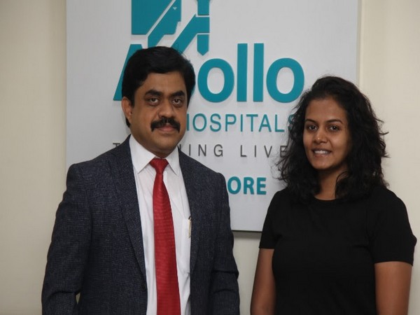 Bhagyashree with Dr Raviraj Nayak, Senior consultant and Orthopedic Surgeon