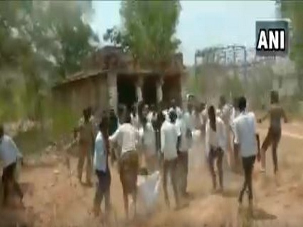 Scuffle breaks out between factions of YSRCP in Andhra Pradesh. 