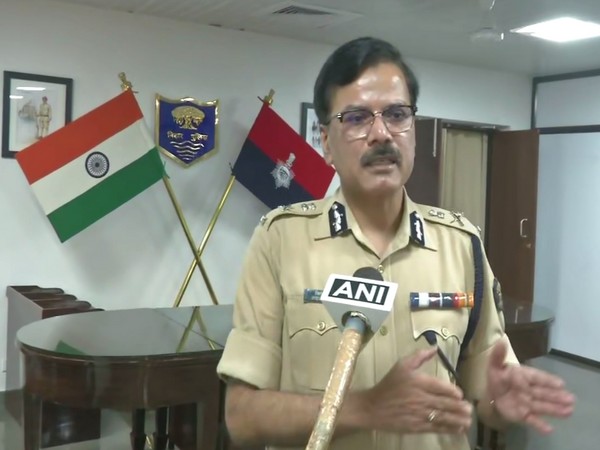 Bihar ADG Jitendra Kumar speaking to ANI. Photo/ANI