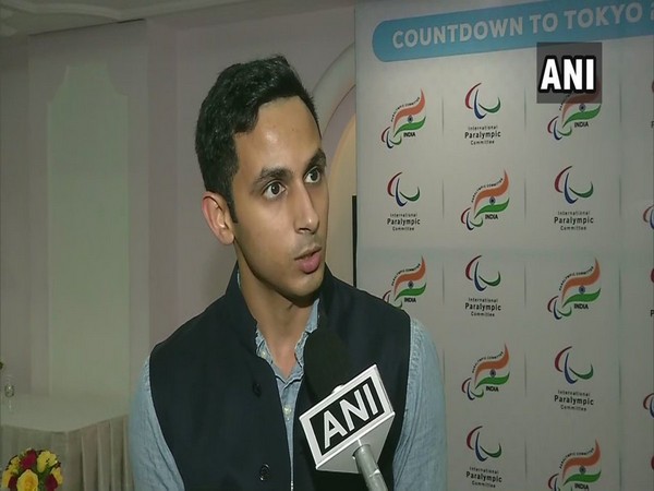 Arhan Bagati, Awareness and Impact Ambassador of Paralympic Committee of India, speaking to ANI in New Delhi on Sunday.
