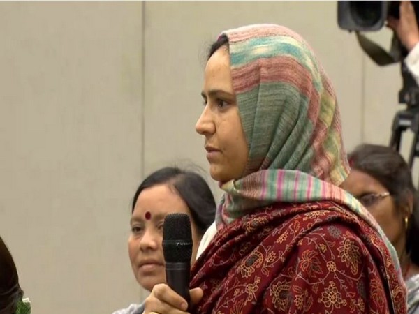 Afria Jan from Jammu and Kashmir. Photo/ANI