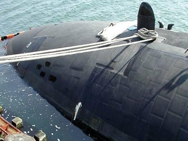 File photo of the indigenous nuclear submarine INS Arihant
