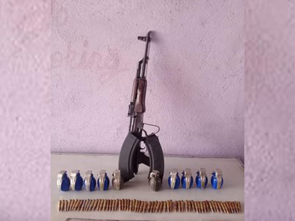 Arms and ammunition recovered by the Punjab Police after it busted an attempt to smuggle weapons into the Kashmir valley for carrying out terror attacks. 