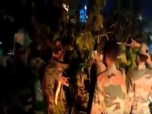West Bengal Governor Jagdeep Dhankhar shared a video of Army personnel engaged in the relief operations.