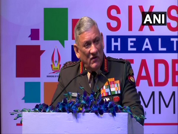 Army Chief General Bipin Rawat addressing an event in New Delhi on Thursday. Photo/ANI