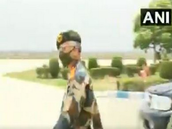 Army Chief General Manoj Mukund Naravane departing for Leh on Tuesday. (file photo)