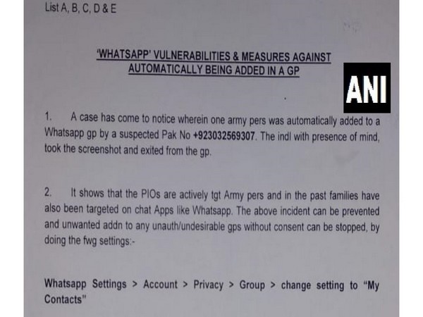 ISI targeting defence personnel on social media, Army asks officers to change WhatsApp settings