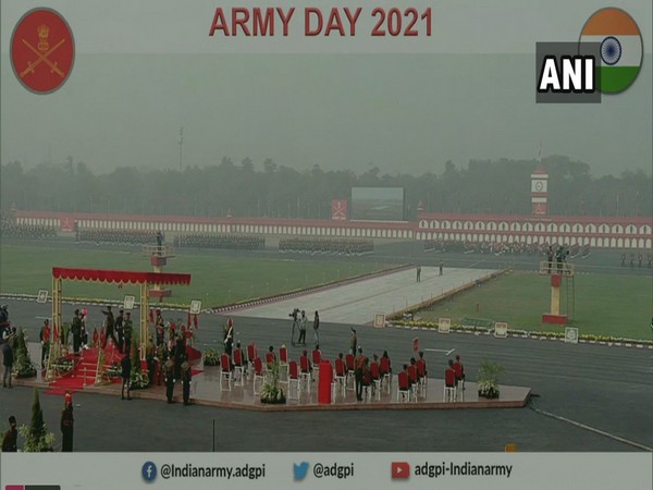 Visuals of Army Day Parade (Photo/ANI)