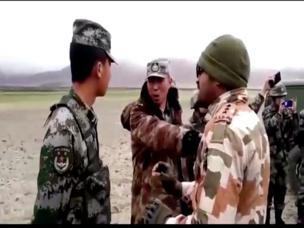 File Photo of India, China troops' face-off in Ladakh sector. 
