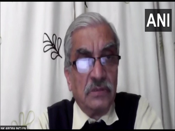 Dr NK Arora, Chairperson, National Technical Advisory Group on Immunisation in India (NTAGI) working group for COVID vaccination (Photo/ ANI)