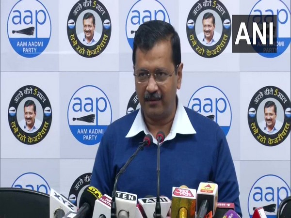Delhi Chief Minister Arvind Kejriwal speaking at a press conference in New Delhi on Thursday.