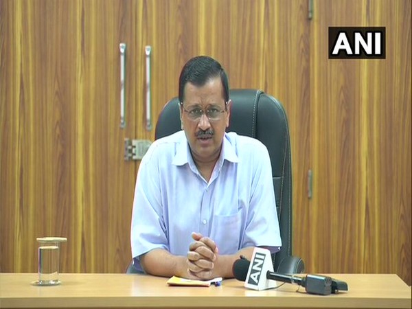 Delhi Chief Minister Arvind Kejriwal speaking during press conference in New Delhi on Saturday. Photo/ANI