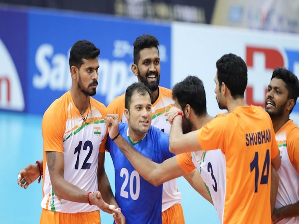 India beat Kuwait (Image Asian volleyball confederation)