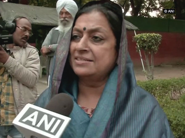 Punjab Congress in-charge Asha Kumari speaking to ANI in New Delhi on Sunday. Photo/ANI