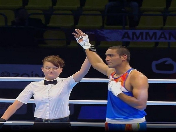 Indian boxer Ashish Kumar (Photo/SAIMedia Twitter) 