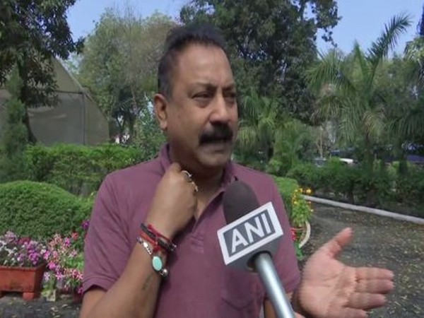 JDU leader Ashok Choudhary speaking to ANI in Patna on Thursday. Photo/ANI