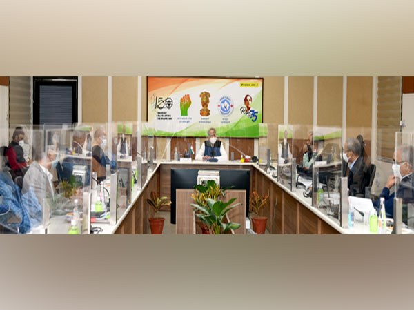 Rajasthan Chief Minister at review meeting (Photo/CMtwitterhandle)