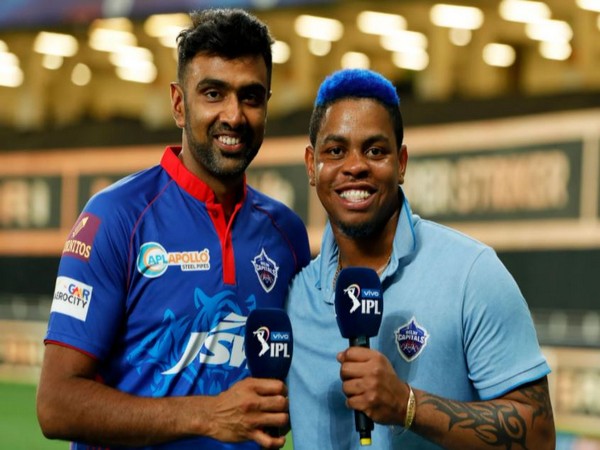 Ravichandran Ashwin and Shimron Hetmyer (Photo/ iplt20.com)