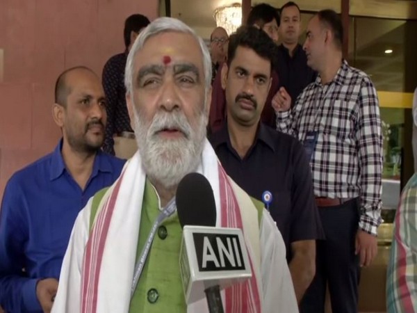 Ashwini Kumar Choubey speaking to ANI in New Delhi on Monday.