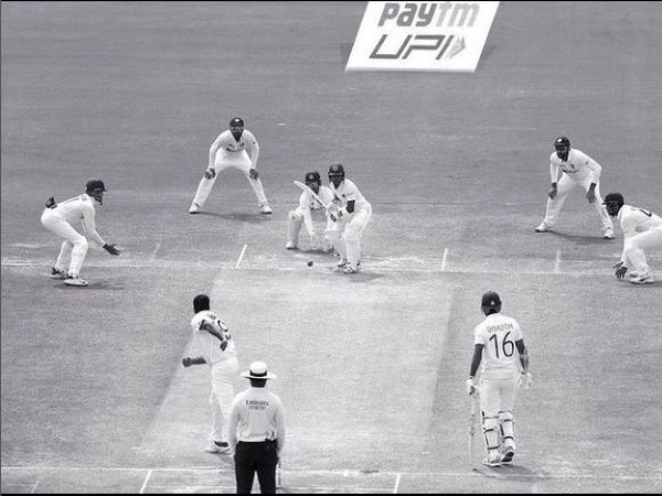Ravichandran Ashwin in action against Sri Lanka (Photo/ Ravi Ashwin Instagram)