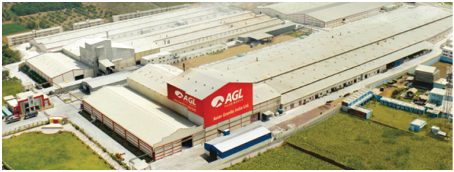 Asian Granito is ranked among top three listed ceramic tiles companies in India