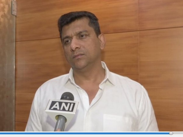 Maharashtra Fisheries and Port Development Minister Aslam Shaikh speaking to ANI in Mumbai on Friday. Photo/ANI