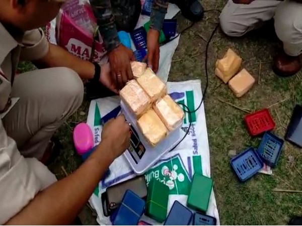 Drugs seized in Assam's Morigaon district. 