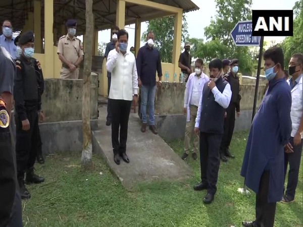 CM Sarbananda Sonowal & state's Veterinary and Animal Husbandry Min Atul Bora visited Regional Institute of Livestock Entrepreneurship Management in Rani og Guwahati.
