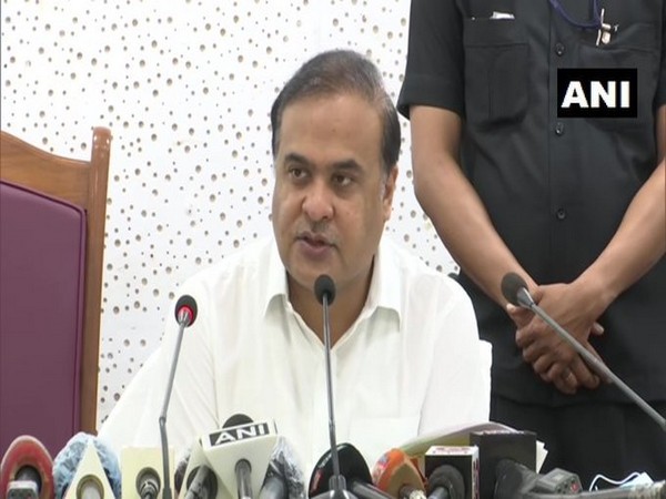 Assam Education Minister Himanta Biswa Sarma during a press conference on Saturday. (Photo/ANI)