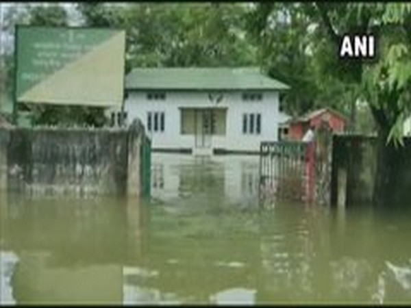 Visual of floods in Assam (Photo/ANI)