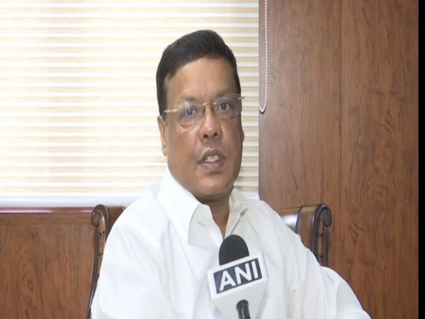 Assam Chief Secretary Kumar Sanjay Krishna speaking to ANI on Friday. Photo/ANI