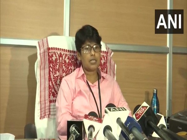 Rosie Kalita speaking to reporters in Guwahati, Assam. (Photo/ANI)