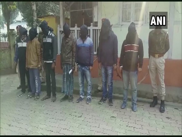 Assam Police on Saturday arrested seven people in connection with an ATM loot case. Photo/ANI