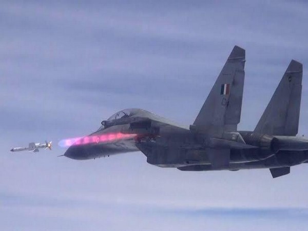 File pic of an Astra missile being fired from a Indian Air Force Su-30 MKI fighter.