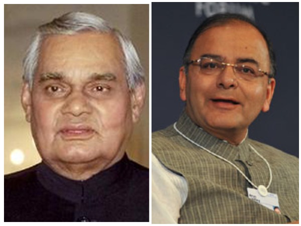 BJP leaders Atal Bihari Vajpayee and Arun Jaitley