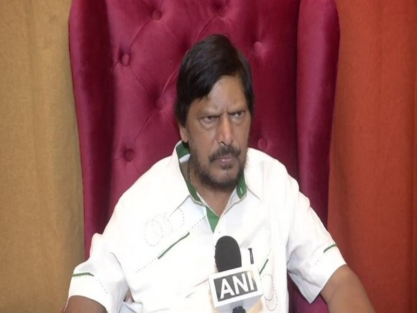 Ramdas Athawale talking to ANI on Tuesday