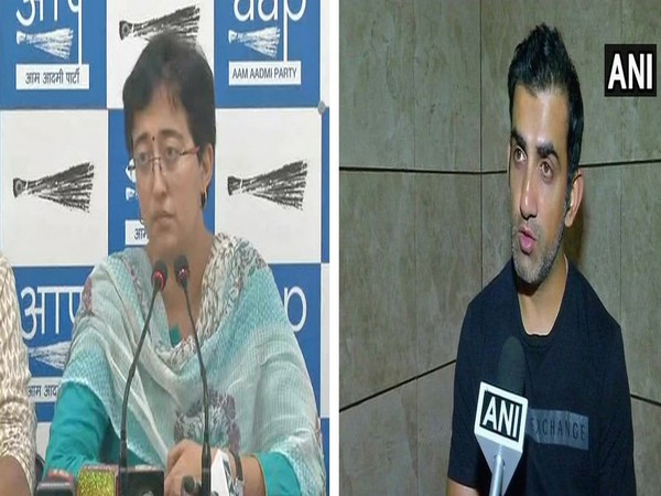 AAP candidate from East Delhi Atishi Marlena, left, and BJP nominee Gautam Gambhir