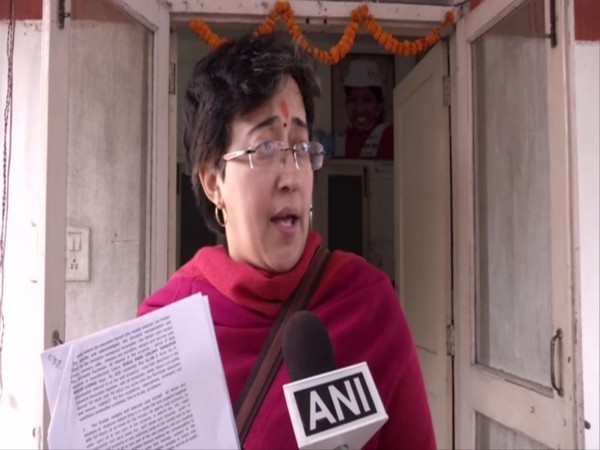 AAP leader Atishi Marlena talking to ANI in Delhi on Friday. Photo/ANI