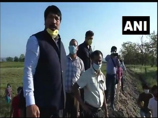 Minister of Animal Husbandry and Veterinary in Assam, Atul Bora, at the Kaziranga National Park.