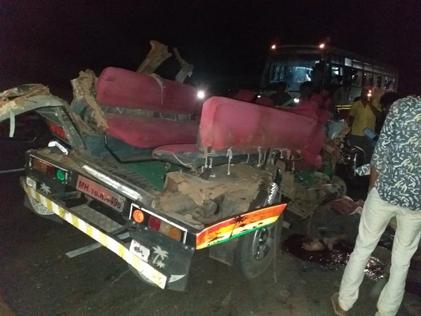 Three people were killed and seven injured after a vehicle carrying a wedding party collided head-on with a truck in Maharashtra's Aurangabad.
