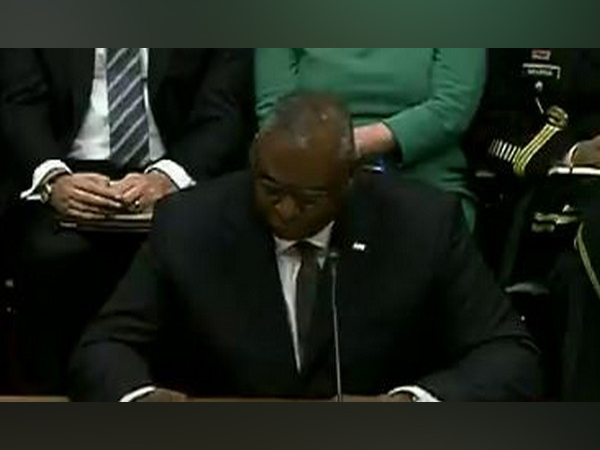 US Defense Secretary Lloyd Austin during the US Senate Armed Services Committee hearing.