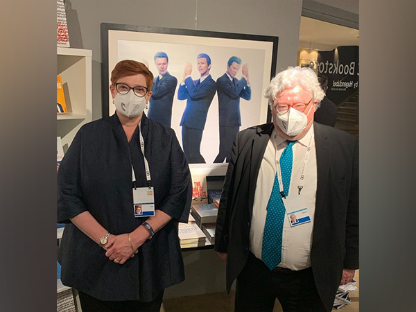 Australian Foreign Minister Marise Payne met with German Green member of European Parliament Reinhard Butikofer