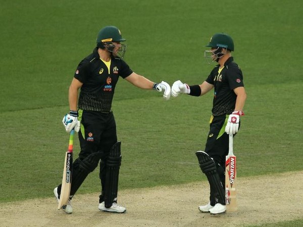 Australia batsmen Aaron Finch (left) and David Warner (right) (Photo/ ICC Twitter) 