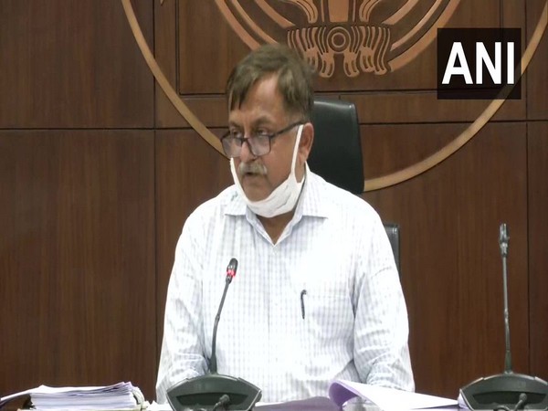 Awanish K Awasthi, Additional Chief Secretary, Home, UP, speaking at a press conference in Lucknow on Monday. Photo/ANI